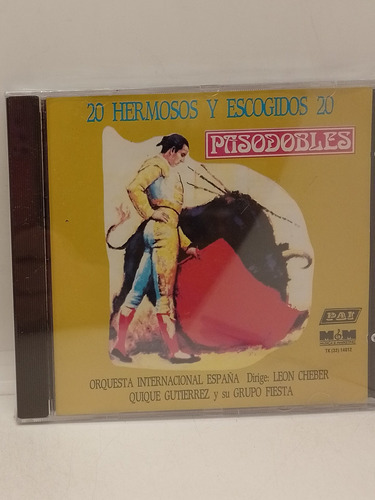 Pasodobles 20 Hermosos Y Escogidos Cd Nuevo 