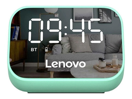 Reloj Parlante Lenovo Speaker Ts13 Bluetooth Vintage Verde