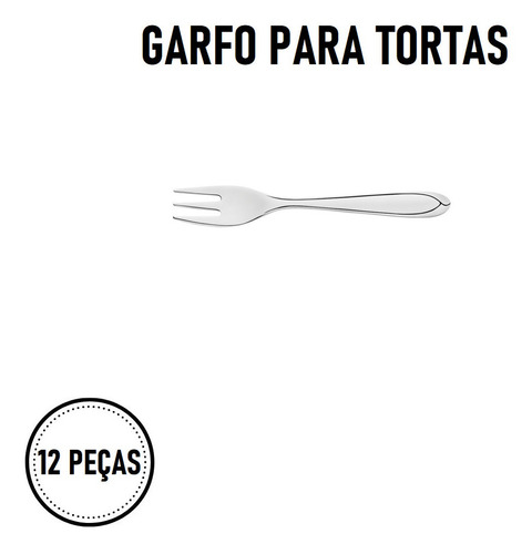 Faqueiro Tramontina Inox 76 Peças Jogo De Talheres Laguna