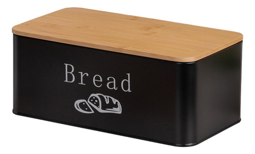 Con Tapa De Bambú, Recipiente Multiusos Para Guardar Pan,