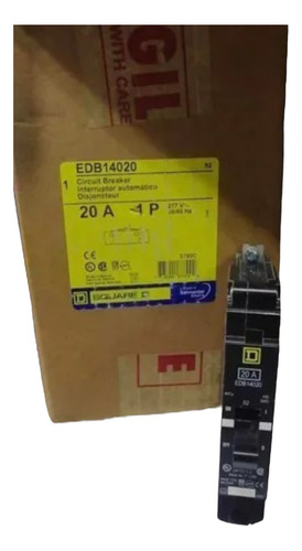 Interruptor Termomagnetico Square D 1x20a Edb14020 Nuevo