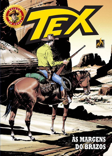 Tex edição em cores Nº 048: Às margens do Brazos, de Bonelli, Gian Luigi. Editora Edições Mythos Eireli,Segio Bonelli Editore, capa mole em português, 2021