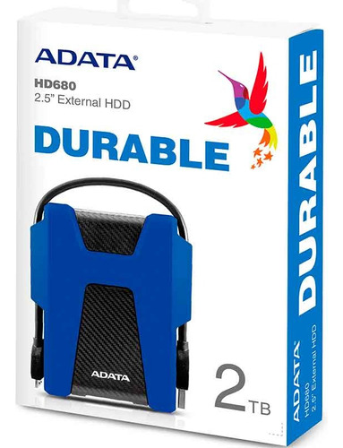 Adata Hd680 Disco Externo 2tb 2.5  Usb 3.2 Ahd680-2tu31