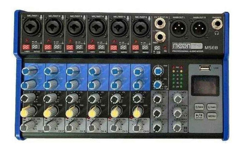 Consola Mixer Moon Mse8 Usb Bluetooth 