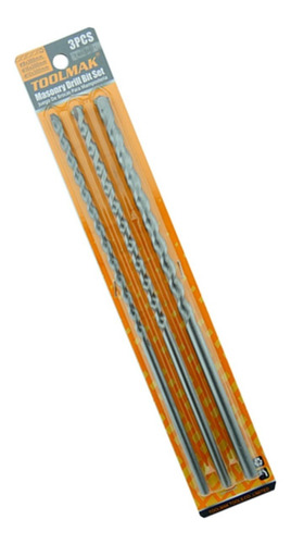 Imagen 1 de 1 de Kit Set De Brocas Para Concreto 3 Piezas Toolmak