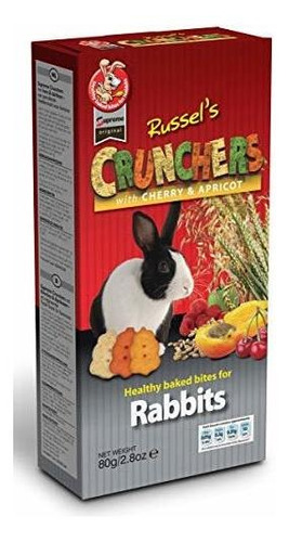 Suprema Russel Cereza Y Albaricoque Crunchers 80g.