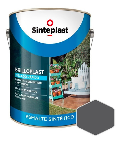 Brilloplast 3 En 1 Secado Rápido Esmalte | Colores | 1lts