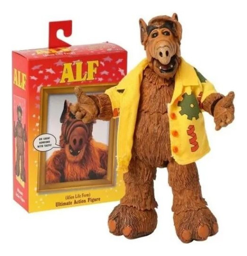 Figura Muñeco Neca Alf Ultimate Action Figure Alf Alien Life