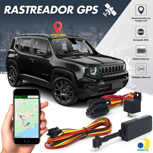 Kit Gps Rastreador Bloqueador New Beetle 2012 Carro C/ Chip