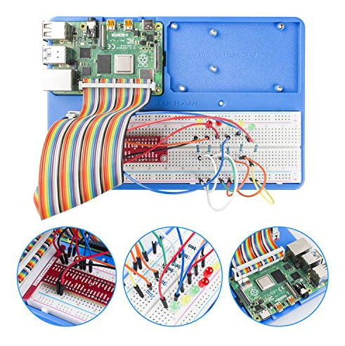 Kit De Placa De Pruebas Sunfounder Raspberry Pi Rab Holder C