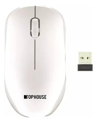Mouse Inalámbrico Ergonómico Top House Ms66gt Negro! Oferta. Negro