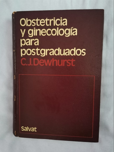 Libro Obstetricia Y Ginecología Para Postgraduados, C.j. Dew