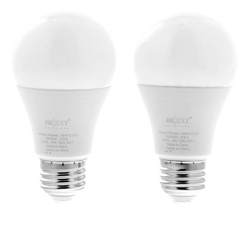 Kit 2 Bombillo De Luz Blanca Regulable Nexxt Home Nhb-w1102k