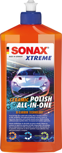 Pulimento Ceramico Sonax Xtreme All In One 500 Ml