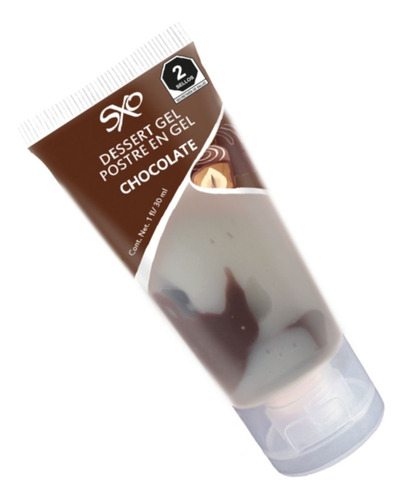Lubricante Postre Chocolate Sxo 30ml + Dulces Deep Throat Chocolate Fresa
