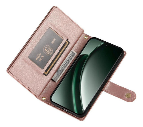 Funda Abatible For Realme Gt6 5g Con Ranuras For Tarjetas
