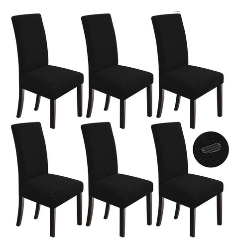 Funda Para Silla De Color Sólido Impermeable 4 Piezas