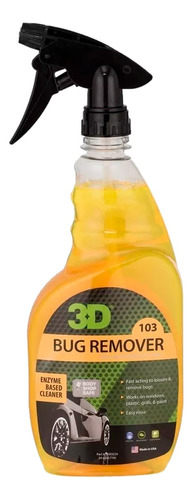 3d Bug Remover 710ml - Removedor Limpia Quita Insectos - Pcd