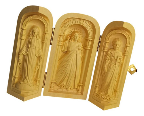 Adornos De Talla De Madera, Escultura Religiosa Católica