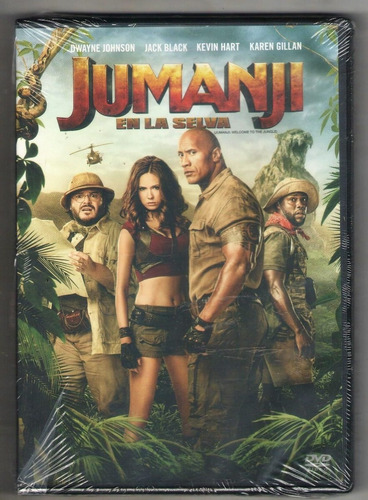 Dvd Original Jumanji En La Selva - Johnson Black - Sellada!