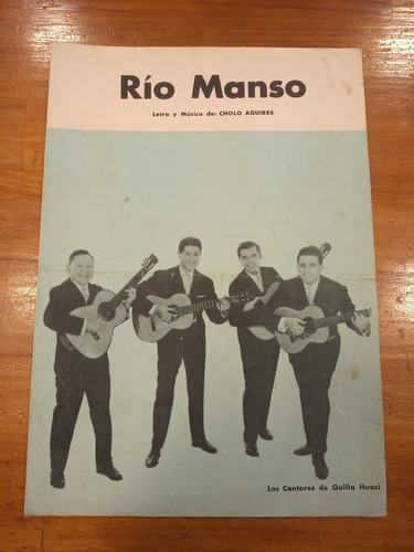 Rio Manso Cholo Aguirre Partitura