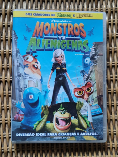 Desapegadoc Dvd  Monstros Vs Alienígenas  Dreamworks