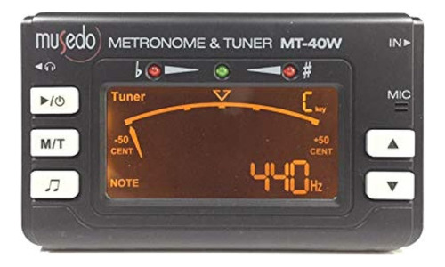 Musedo Mt-40w 3 En 1 Afinador Digital De Instrumentos De Vie