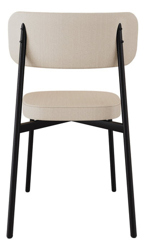 Cadeira Fixa Com 4 Pés 50 X 44,7 X 83,8 Cm Com 6 Wt