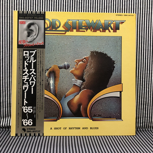 Rod Stewart A Shot Of Rhythm And Blues Lp Com Obi Gatefold (Usado)