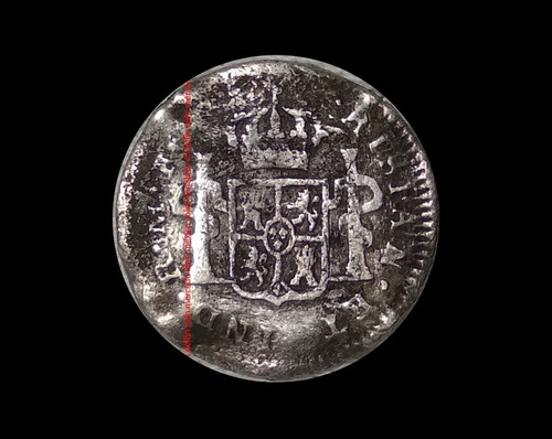 Moneda 1/2 Real 1790 Mexico Colonia Española Carlos Iv Plata (Usado)