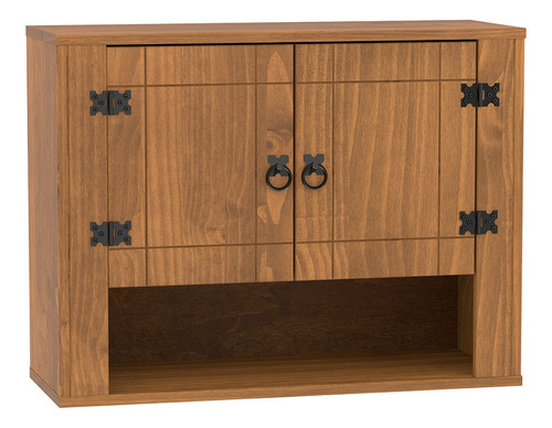 Mueble De Cocina - Aereo 2 Puertas - Alacena - Madera N- Lcm