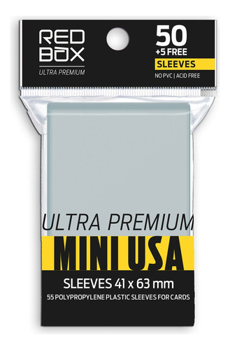 Protector Ultra Premium Mini Usa (41x63 Mm) 55 Unidades - Re