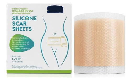 Hojas De Silicona Para Eliminar Cicatrices, Cinta De