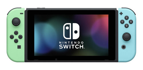 Imagen 1 de 2 de Nintendo Switch 32GB Animal Crossing: New Horizons color verde pastel y azul pastel