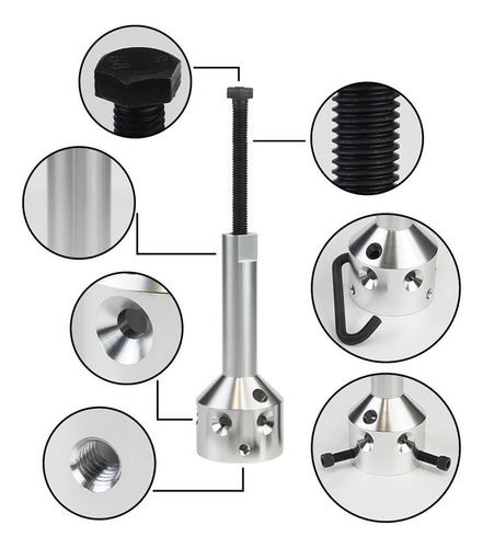 Extractor De Aspas De Ventilador De Cubo Liviano Para Ejes