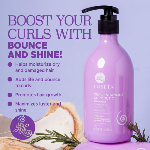 Champú Luseta Curl Enhancing Nutritive Hidratante 500ml