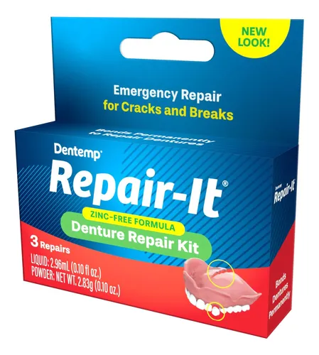 Dentemp Kit De Reparacion - Kit De Reparacion De Dentaduras