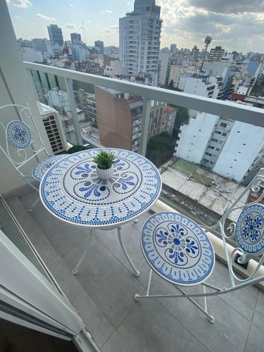 2 Ambientes Amoblado Y Equipado En Torre Vista Belgrano- Alquiler Paquete!