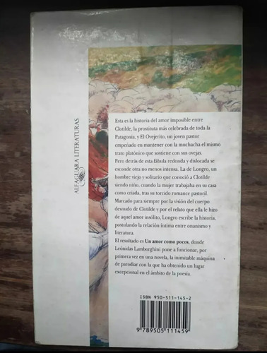 Leónidas Lamborghini Un Amor Como Pocos 1ra Edición Firmado (Usado)