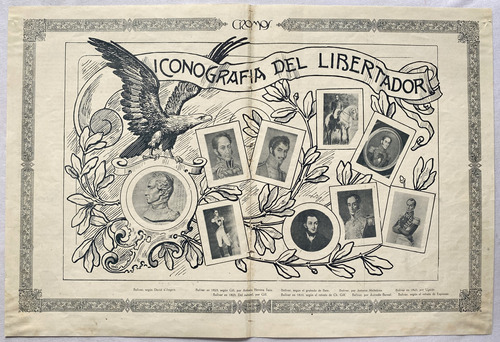Iconografía Del Libertador Simón Bolívar Revista Cromos 1921