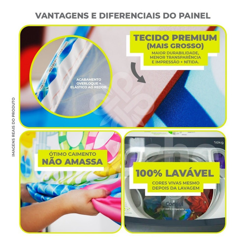 Painel Redondo Sublimado 3d Patrulha Canina - 1,5x1,5m