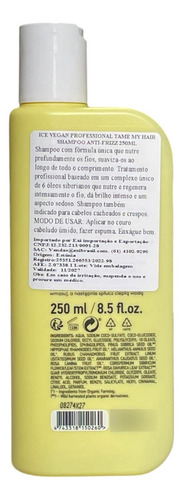 Tame My Hair Shampoo 250ml - Ice