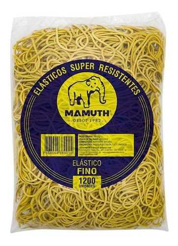 Gominha Elástica Goma P/ Dinheiro Super Resistente 1200 Und