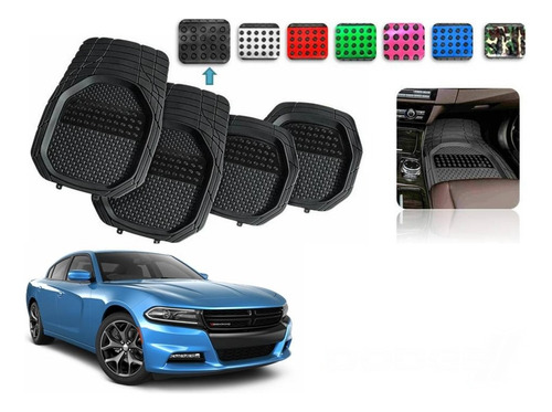 Tapetes 4pz Charola Color 3d Dodge Charger 2015 A 2019