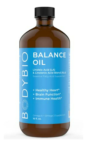 Aceite Balance  - Omega 3 Y 6, Prensado En Frío, Vegano Y Or