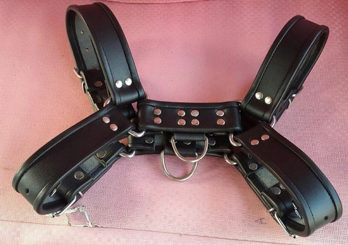 Imagen 9 de 9 de Juego De Arnés Con Brazaletes Y Pulseras Modelo Cerbero