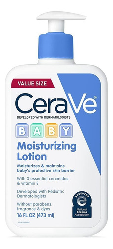 Crema Cerave Baby Con Ceramidas 473 Ml Cuidado Suave De Piel