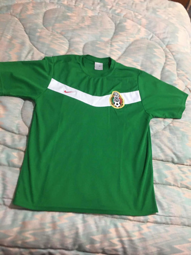 Selección Mexicana Playera Deportiva Para Caballero Talla S (Usado)
