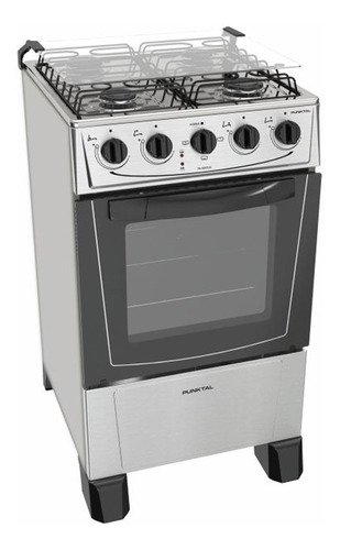 Cocina Combinada Nueva Acero Inox Punktal Pk 6617 Gtia Ofici