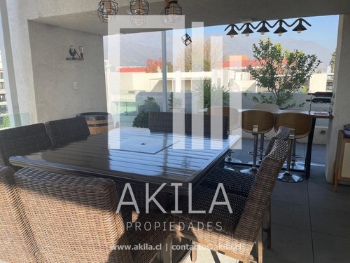 Arriendo Departamento Lo Barnechea 4d + 4b + Terraza 108 Mt2